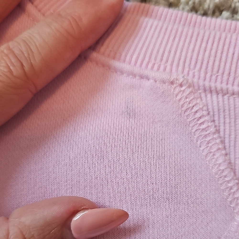 POPFLEX Women's Light Pink Crew Neck Sweater - Picture 3 of 8